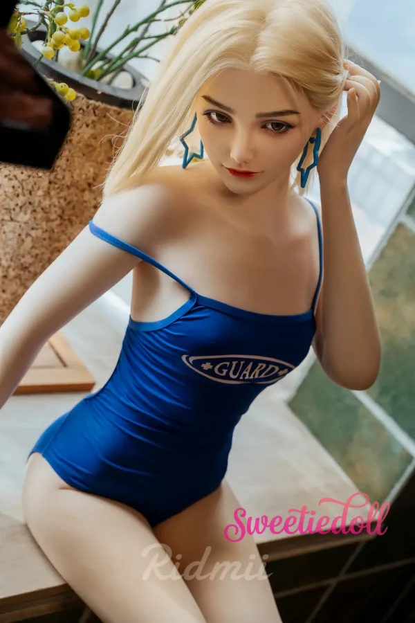 150cm (4′11″) Silicone Head TPE Sex Doll Curvy — Alma Plus | Implanted Hair