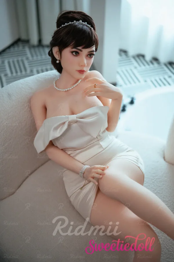 164cm (5ft 5) TPE Sex Doll Slim — Orielle | Champagne Satin Dress