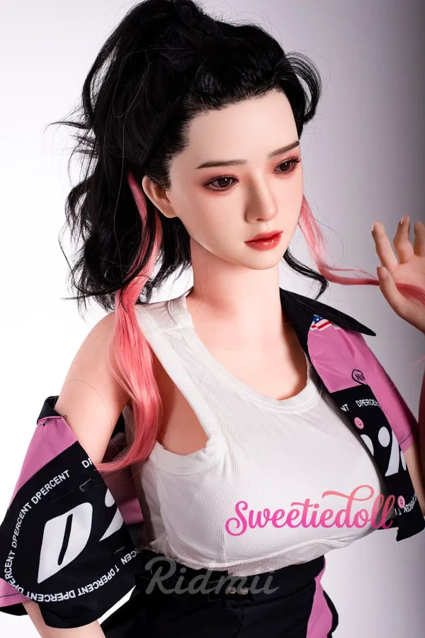 163cm (5ft 4) TPE Sex Doll Curvy — Muncey Plus | Implanted Hair